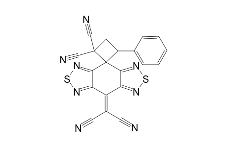 spiro[2,2,Dicyano-4-phenylcyclobutane-1,1'-bis[1,2,5]thiadiazolodicyanocyclohexanemethane