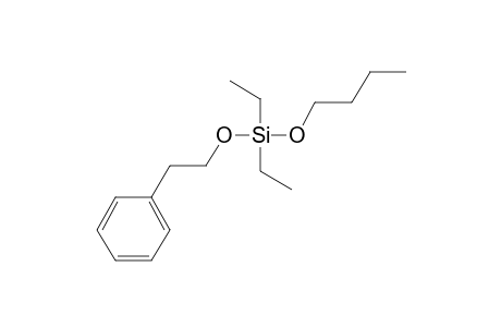 Silane, diethylbutoxy(2-phenylethoxy)-