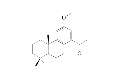 14-acetyl-12-methoxypodocarpa-8,11,13-triene
