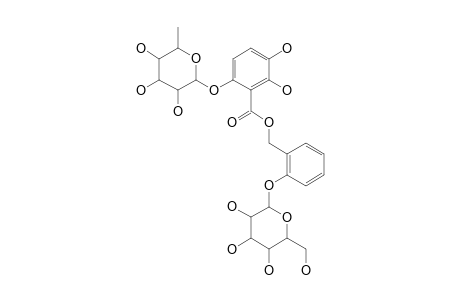 2'-BETA-D-GLUCOPYRANOSYLOXYBENZYL_6-ALPHA-L-RHAMNOPYRANOSYLOXY-2,3-DIHYDROXY-BENZOATE