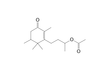 2-Cyclohexen-1-one, 3-[3-(acetyloxy)butyl]-2,4,4,5-tetramethyl-