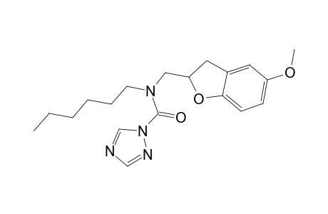 1H-1,2,4-Triazole-1-carboxamide, N-[(2,3-dihydro-5-methoxy-2-benzofuranyl)methyl]-N-hexyl-