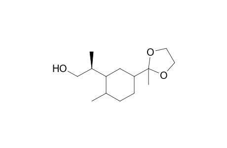 (2S)-2-[2'-Methyl-5'-(2"-methyl[1,3]dioxolan-2''-yl)cyclohexyl]propan-1-ol