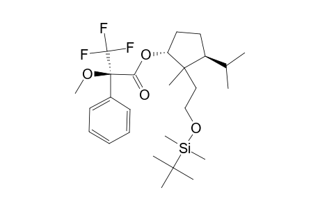 (2S)-[2-(TERT.-BUTYLDIMETHYLSILANOXY)-ETHYL]-(3S)-ISOPROPYL-(1R)-[(2R)-METHOXY-(2R)-PHENYL-3,3,3-TRIFLUOROPROPIONATO]-(2S)-METHYLCYCLOPENTANE