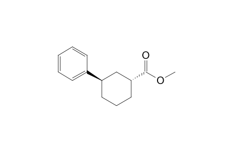 (1R,3R)-3-Phenyl-1-(methoxycarbonyl)cyclohexane