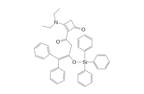 2-Cyclobuten-1-one, 3-(diethylamino)-2-[1-oxo-4,4-diphenyl-3-[(triphenylsilyl)oxy]-3-bute nyl]-