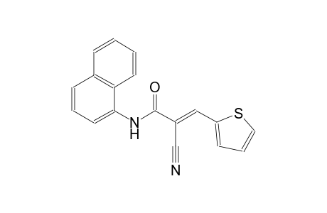 (2E)-2-cyano-N-(1-naphthyl)-3-(2-thienyl)-2-propenamide