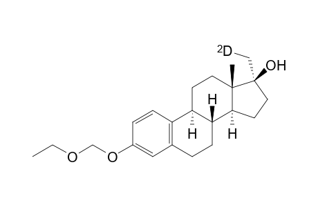 17-.alpha.-Deuteriomethyl-3-O-ethoxymethyl-17.beta.-estradiol