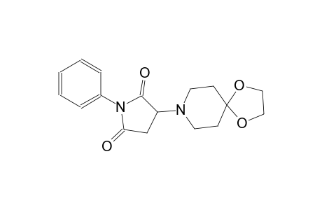 2,5-pyrrolidinedione, 3-(1,4-dioxa-8-azaspiro[4.5]dec-8-yl)-1-phenyl-