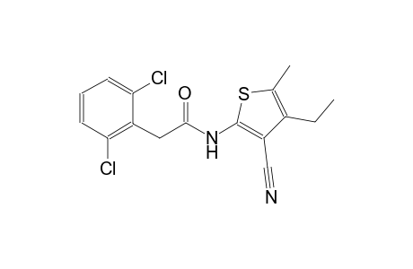 N-(3-cyano-4-ethyl-5-methyl-2-thienyl)-2-(2,6-dichlorophenyl)acetamide