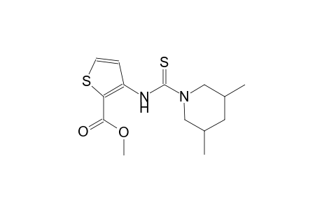 2-thiophenecarboxylic acid, 3-[[(3,5-dimethyl-1-piperidinyl)carbonothioyl]amino]-, methyl ester