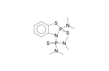 2-DIMETHYLAMINO-2-THIOXO-3-TETRAMETHYLDIAMINOTHIOPHOSPHONYL-4,5-BENZO-1,3,2-THIAZAPHOSPHOLANE