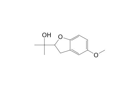 2-(1-hydroxy-1-methylethyl)-5-methoxy-2,3-dihydrobenzofuran