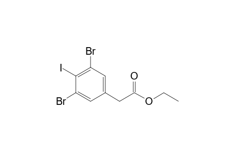 Ethyl (4-iodo-3,5-dibromophenyl)acetate