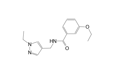 3-ethoxy-N-[(1-ethyl-1H-pyrazol-4-yl)methyl]benzamide