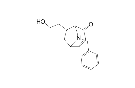 8-Benzyl-7-exo-(2-hydroxyethyl)-8-azabicyclo[3.2.1]oct-3-en-2-one