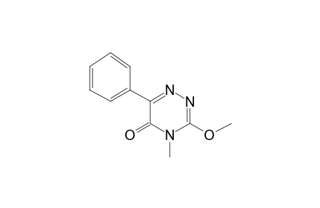 3-Methoxy-4-methyl-6-phenyl-1,2,4-triazin-5(4H)-one
