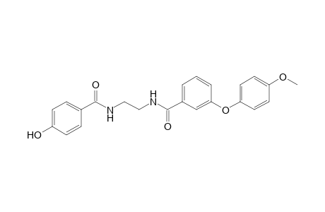 N-(2-(3-(4-Methoxyphenoxy)benzoylamino)ethyl)-4-hydroxybenzamide