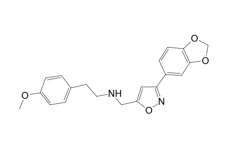 5-Isoxazolemethanamine, 3-(1,3-benzodioxol-5-yl)-N-[2-(4-methoxyphenyl)ethyl]-