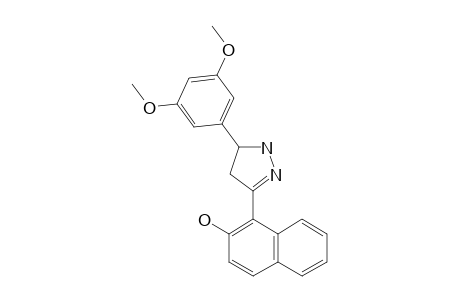 1-[5-(3,5-DIMETHOXYPHENYL)-PYRAZOLIN-3-YL]-NAPHTHALEN-2-OL