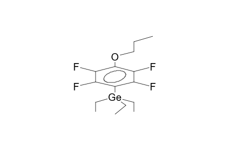 TRIETHYL(4-PROPOXYTETRAFLUOROPHENYL)GERMANE