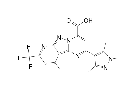 pyrido[2',3':3,4]pyrazolo[1,5-a]pyrimidine-4-carboxylic acid, 10-methyl-8-(trifluoromethyl)-2-(1,3,5-trimethyl-1H-pyrazol-4-yl)-