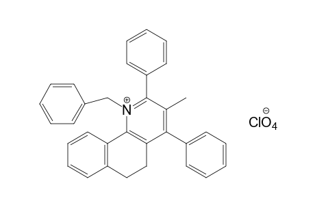 1-benzyl-5,6-dihydro-2,4-diphenyl-3-methylbenzo[h]quinolinium perchlorate