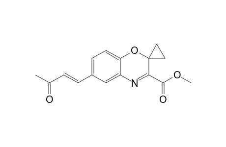Methyl 6-[3'-oxobut-1'-enyl]-spiro([2H]-(1,4)-benzoxazine-2,1'-cyclopropane)-3-carboxylate