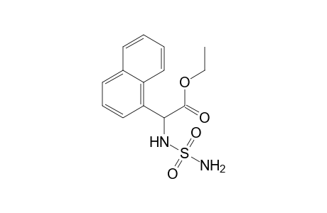 1-Naphthaleneacetic acid, .alpha.-[(aminosulfonyl)amino]-, ethyl ester, (.+-.)-