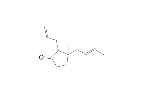 2-Allyl-3-but-2-enyl-3-methylcyclopentanone