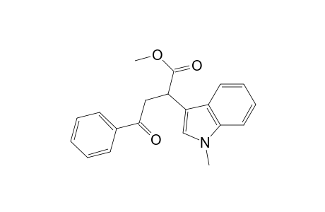 Methyl 2-(1-methyl-1H-indol-3-yl)-4-oxo-4-phenylbutanoate