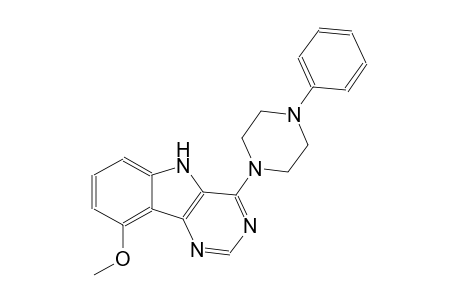 9-methoxy-4-(4-phenyl-1-piperazinyl)-5H-pyrimido[5,4-b]indole