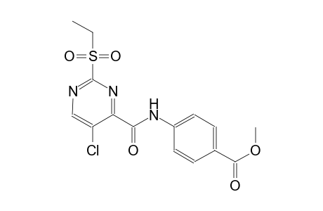 benzoic acid, 4-[[[5-chloro-2-(ethylsulfonyl)-4-pyrimidinyl]carbonyl]amino]-, methyl ester