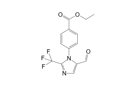 Ethyl 4-(5-formyl-2-(trifluoromethyl)-1H-imidazol-1-yl)benzoate