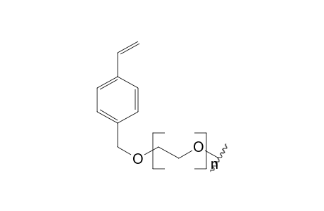 Polyethylene oxide methyl p-vinylbenzyl ether