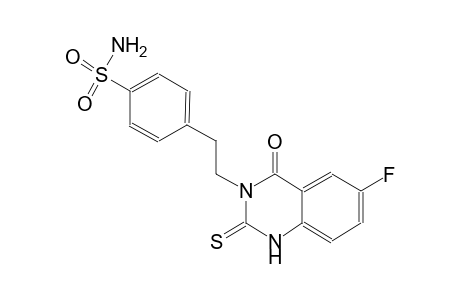 benzenesulfonamide, 4-[2-(6-fluoro-1,4-dihydro-4-oxo-2-thioxo-3(2H)-quinazolinyl)ethyl]-