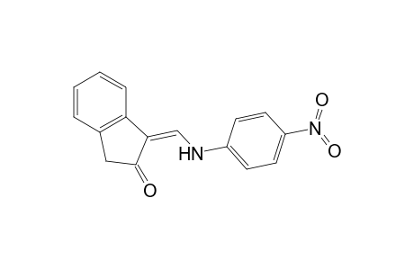 (1Z)-1-[(4-Nitroanilino)methylene]-1,3-dihydro-2H-inden-2-one