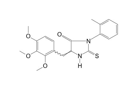 2-THIO-3-o-TOLYL-5-(2,3,4-TRIMETHOXYBENZYLIDENE)HYDANTOIN