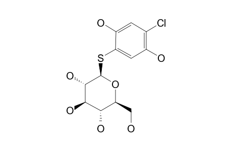 2-CHLORO-5-(BETA-S-GLUCOPYRANOSYLTHIO)-BENZENE-1,4-DIOL