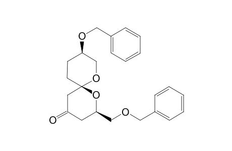 (2R,6R,9R)-9-Benzyloxy-2-((benzyloxy)methyl)-1,7-dioxaspiro[5.5]undecan-4-one