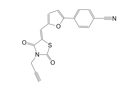 4-(5-{(Z)-[2,4-dioxo-3-(2-propynyl)-1,3-thiazolidin-5-ylidene]methyl}-2-furyl)benzonitrile