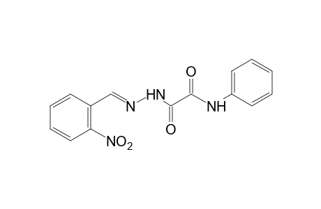o-nitrobenzaldehyde, 5-phenylsemioxamazone