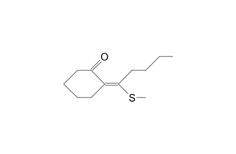 (E)-2-(1-Methylthio-pentylidene)-cyclohexanone