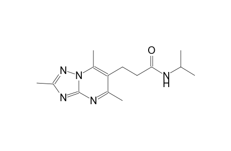 [1,2,4]triazolo[1,5-a]pyrimidine-6-propanamide, 2,5,7-trimethyl-N-(1-methylethyl)-
