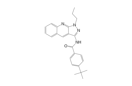 4-tert-butyl-N-(1-propyl-1H-pyrazolo[3,4-b]quinolin-3-yl)benzamide