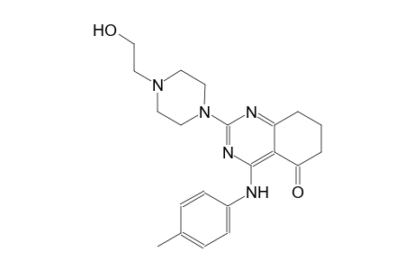 5(6H)-quinazolinone, 7,8-dihydro-2-[4-(2-hydroxyethyl)-1-piperazinyl]-4-[(4-methylphenyl)amino]-