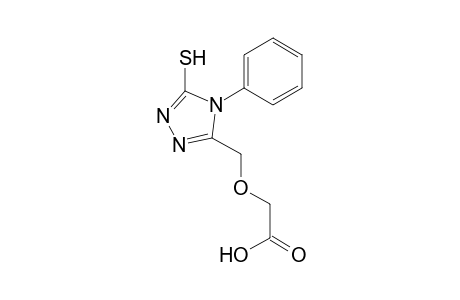 Acetic acid, 2-(5-mercapto-4-phenyl-4H-1,2,4-triazol-3yl)methoxy-