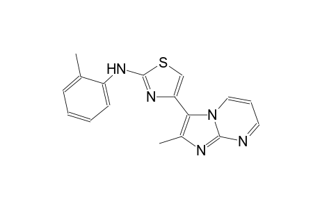 2-thiazolamine, 4-(2-methylimidazo[1,2-a]pyrimidin-3-yl)-N-(2-methylphenyl)-