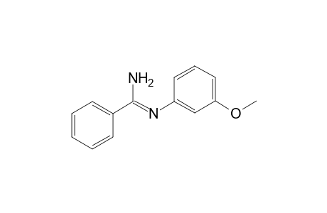 N'-(3-methoxyphenyl)benzimidamide