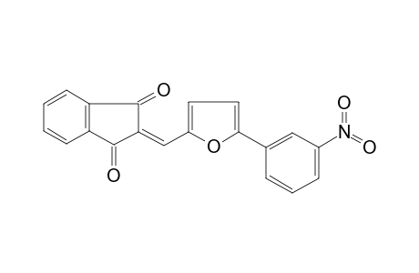 2-[[5-(3-nitrophenyl)-2-furanyl]methylidene]indene-1,3-dione